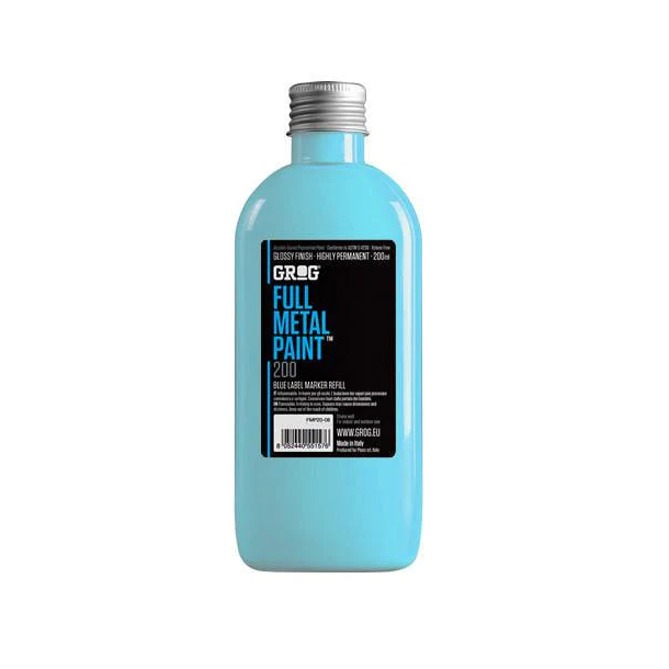 GROG Full Metal Paint 200 - Iceberg Blue