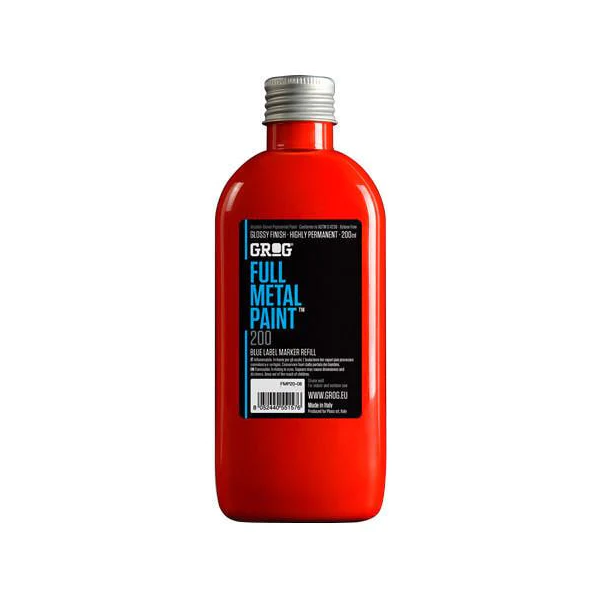 GROG Full Metal Paint 200 - Ferrari Red