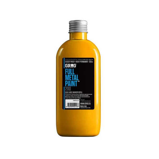 GROG Full Metal Paint 200 - Sunray Yellow