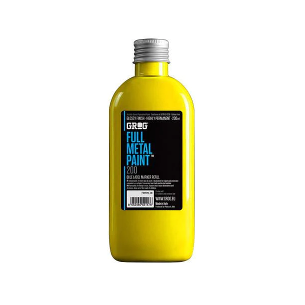 GROG Full Metal Paint 200 - Flash Yellow