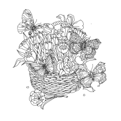 Creative Therapy - Blooms, Birds &amp; Butterflies