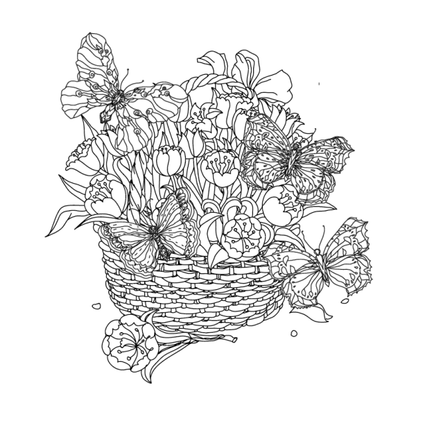 Creative Therapy - Blooms, Birds &amp; Butterflies