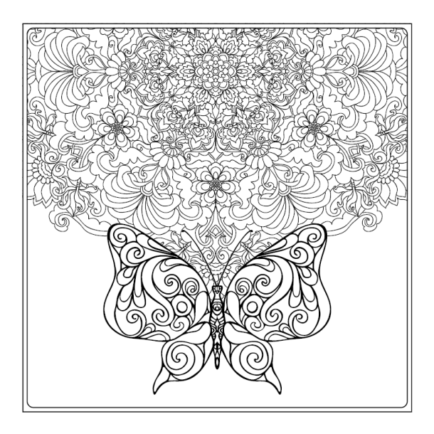 Creative Therapy - Blooms, Birds &amp; Butterflies