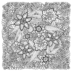 Creative Therapy - Leaves &amp; Flowers