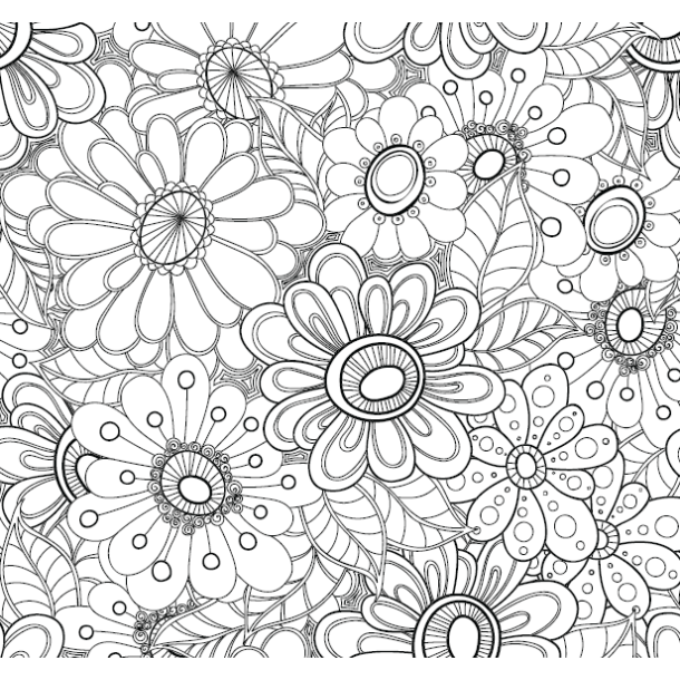 Creative Therapy - Leaves &amp; Flowers