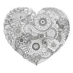 Share The Love - Coloring Book For Adults