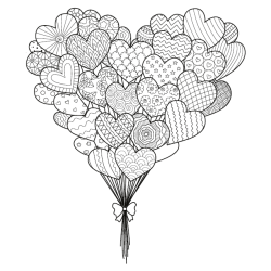 Share The Love - Coloring Book For Adults