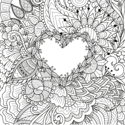Share The Love - Coloring Book For Adults