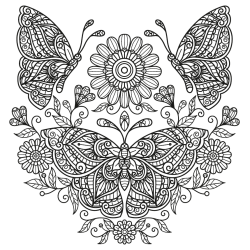 Heart Mandala - Coloring Book For Adults