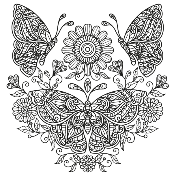 Heart Mandala - Coloring Book For Adults