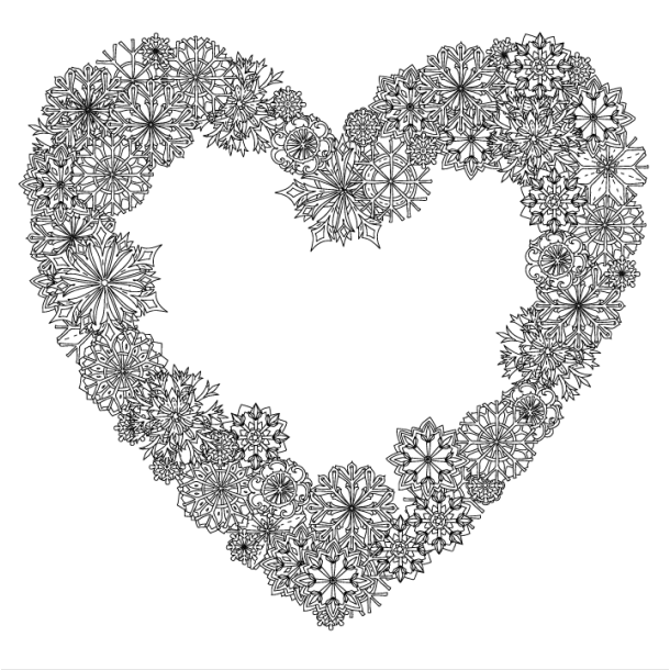 Christmas Escape - Colouring For Mindfulness