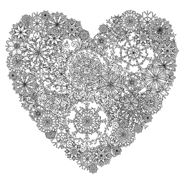 Christmas Escape - Colouring For Mindfulness