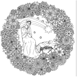 Christmas Escape - Colouring For Mindfulness