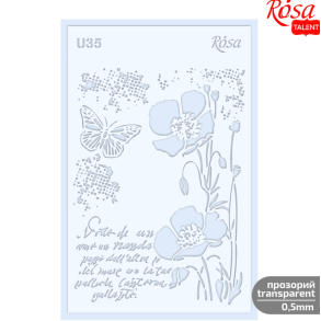 ROSA Talent Plastic Reusable Stencil 