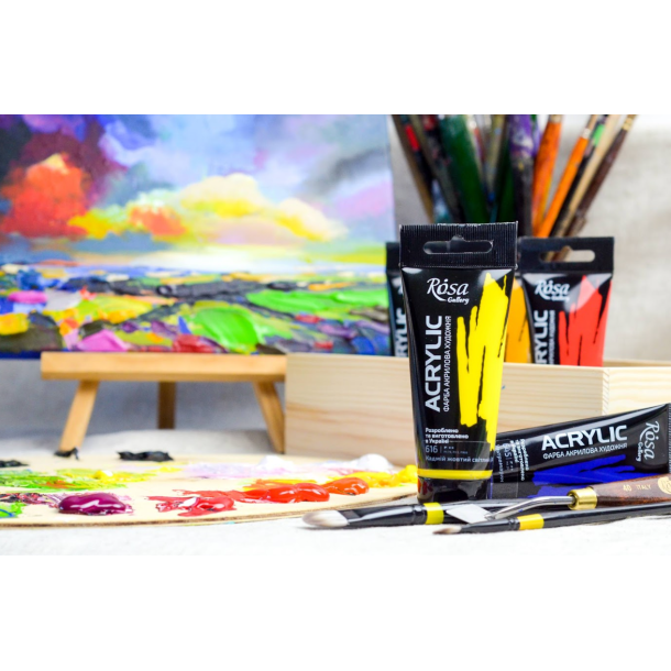 Rosa Gallery Akrylmaling, 60ml.