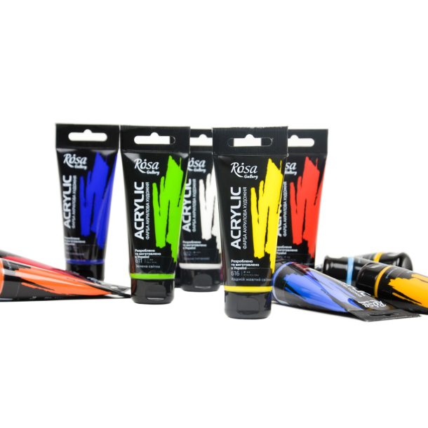 Rosa Gallery Akrylmaling, 60ml.