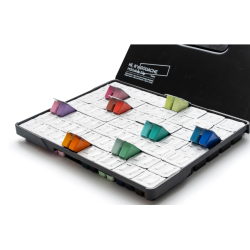 HIMI Twin Cup Jelly Gouache - 112 Farver, Black Case
