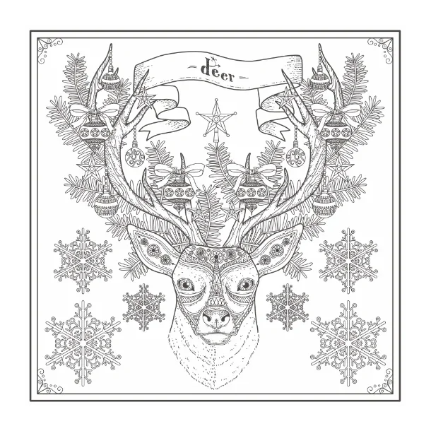 Roholt Studio Malebogspakke - Christmas + 60 Mobee Dual Tip Brush pens + Gelly Roll