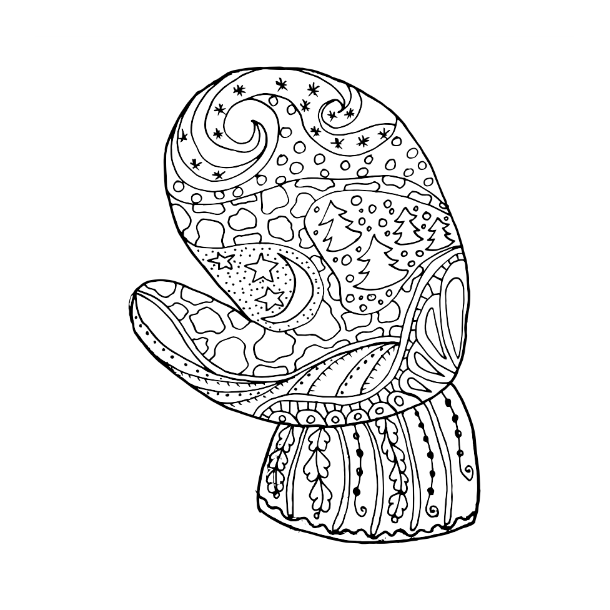 Christmas Delight - Colouring For Mindfulness