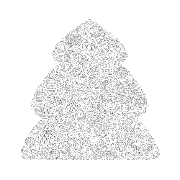 Christmas Delight - Colouring For Mindfulness