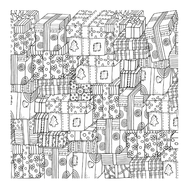 Christmas Delight - Colouring For Mindfulness