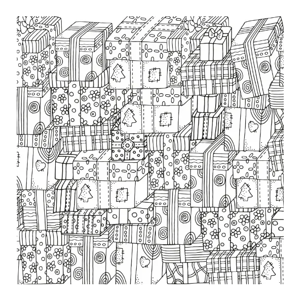 Roholt Studio Malebogspakke - Christmas + 60 Mobee Dual Tip Brush pens + Gelly Roll