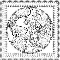 Christmas Delight - Colouring For Mindfulness