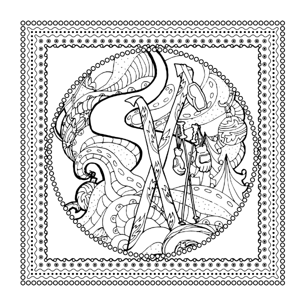 Christmas Delight - Colouring For Mindfulness