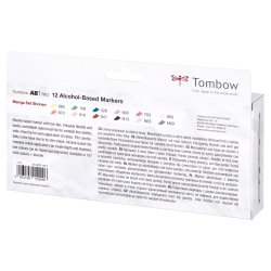 Tombow Marker PRO Dual 12-Pak - Manga