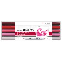 Tombow Marker PRO Dual 5-pak - Pink Colours
