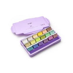 HIMI Jelly Gouache Pastel - 18-Pak, Purple Case