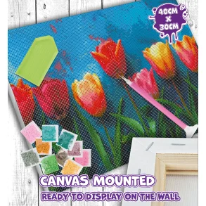 Diamond Painting - Totally Tullips 30x40 cm