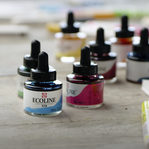 Ecoline Fluid Watercolor Deluxe Pakke