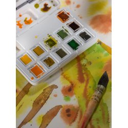 Van Gogh Akvarel - Pocketbox 12-Pan St Shades of Nature