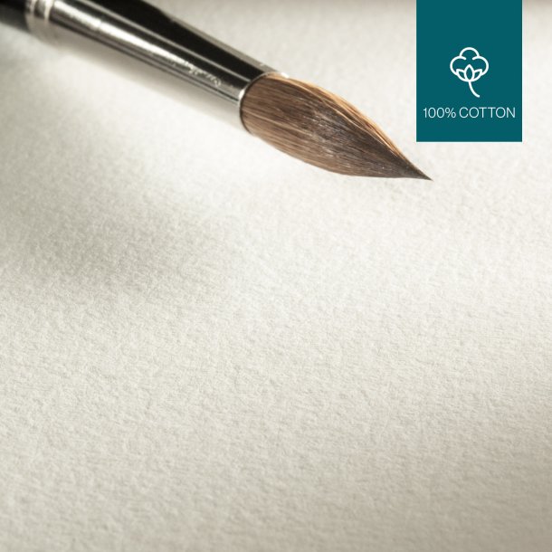 Hahnem&uuml;hle Akvarelbog i 100% Bomuld