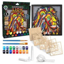 Wooden Art Craft Kit - Lion