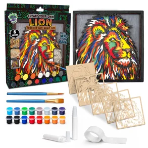 Wooden Art Craft Kit - Lion