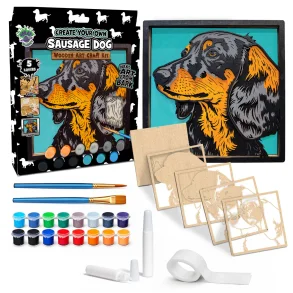 Wooden Art Craft Kit - Sausage Dog