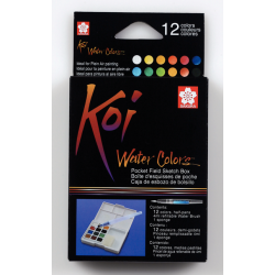 Koi Akvarelst - 12-pak Basis