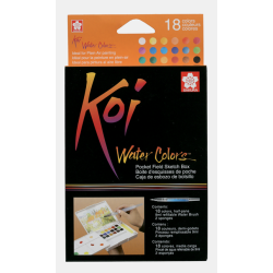 Koi Akvarelst - 18-pak Basis