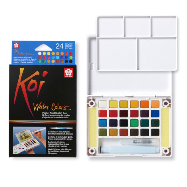 Koi Akvarelst - 24-pak Basis