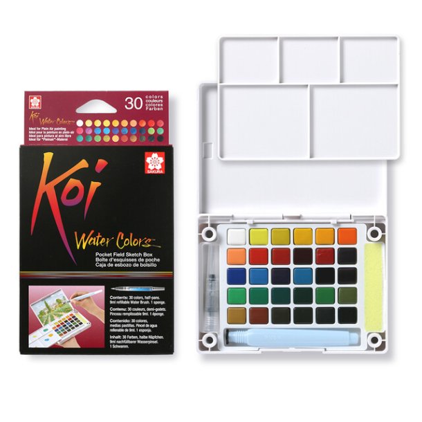 Koi Akvarelst - 30-pak Basis