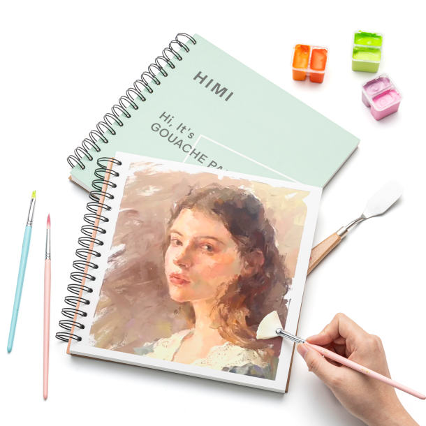 HIMI Gouache Blok 21,6 x 21,6 cm