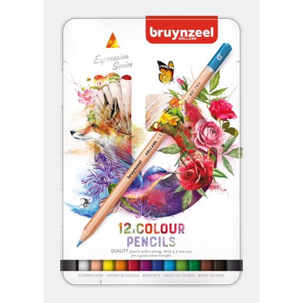 Bruynzeel Expression Farveblyanter 12-Pak