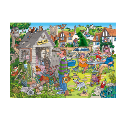 Puslespil Wasgij Destiny 28 "Dad Cave!" 1000 Brikker