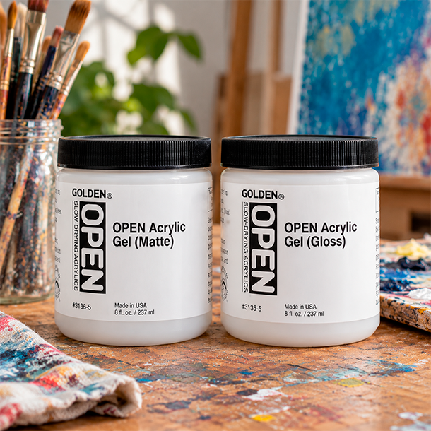 GOLDEN Open - Acrylic Gel 237ml.