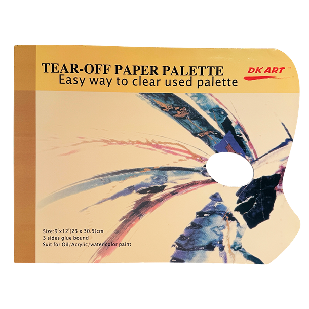 Afrivnings Papirpalette 23x30,5cm, 40 ark 80G