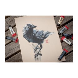 Amsterdam Akrylmaling, Grey, 12x20 ML.