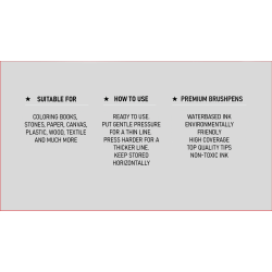 Roholt Studio, 100-stk. Akryl Markers