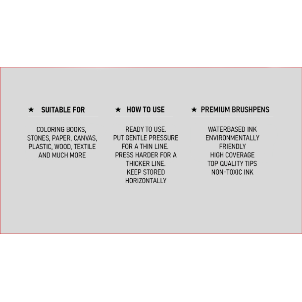 Roholt Studio, 100-stk. Akryl Markers